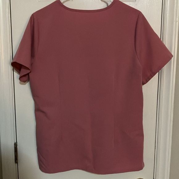 Figs Medium Catarina Top in Chalk Pink - Picture 3 of 3